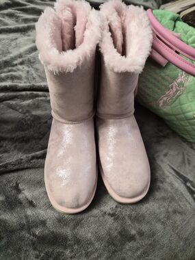 UGGSCozy Pink Faux-Shearling Winter Boots - Women